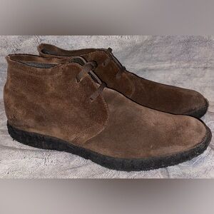 John Varvatos Star USA Crepe Sole Chukka Desert Ankle Boots 9 US Lace Up Casual